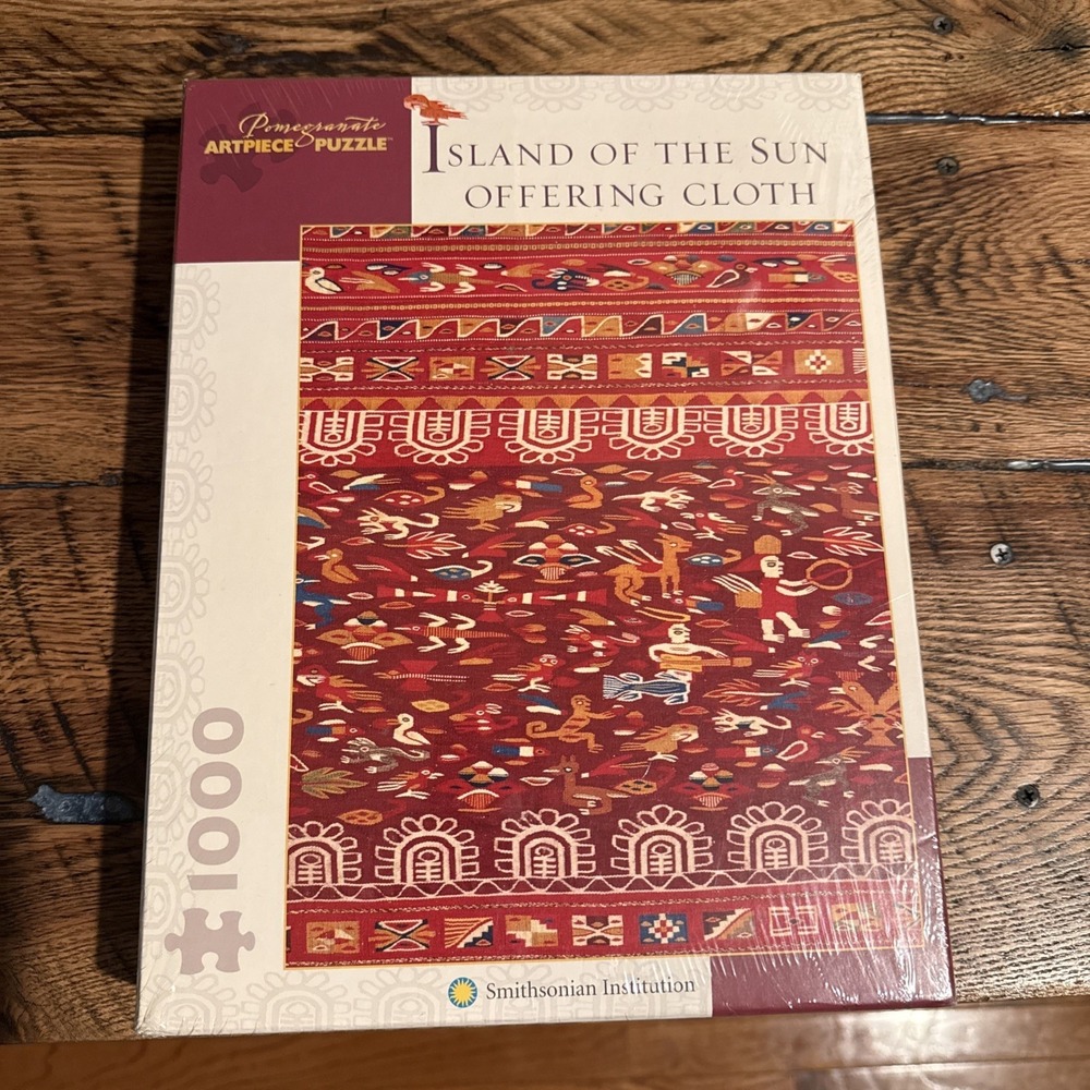 Pomegranate Smithsonian Islands Of The Sun Offering Cloth Puzzle 1000 Pcs Sealed